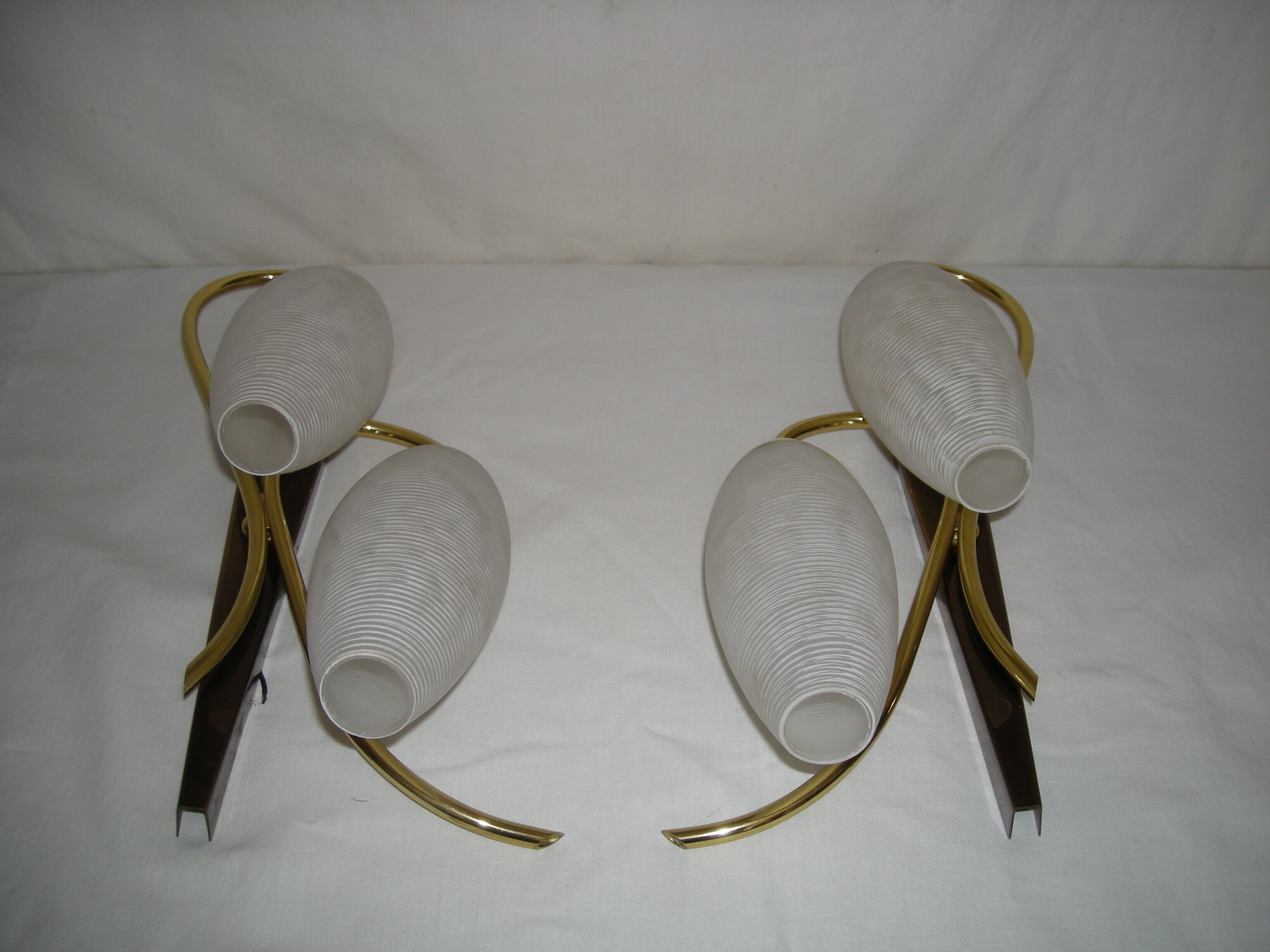 Pair of double sconces from the 50s