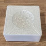 Large glass wall light, Scandinavian design, 1950s.