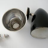 Pair of vintage 1950 adjustable spotlights