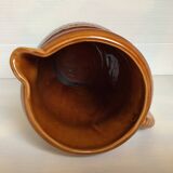 Sarreguemines slip rope pitcher