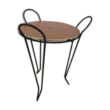 Round side table