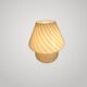 Venini lampe spirale champignon design vintage verre de murano swirl blanc