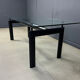 Vintage LC6 dining table by Le Corbusier for Cassina, 1990s
