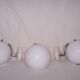 Trio of ball eye wall light concord of the 70s