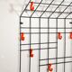 Wire coat rack by Karl Fichtel for Drahtwerke Erlau 1950s