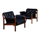 Lounge Chairs in Teak by Karl-Erik Ekselius, 1960s, Set of 2