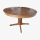 Vintage elm wood extendable table