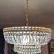 Lustre pampille vintage