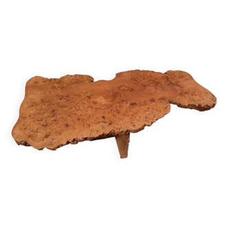 Coffee table in vintage elm burr 60