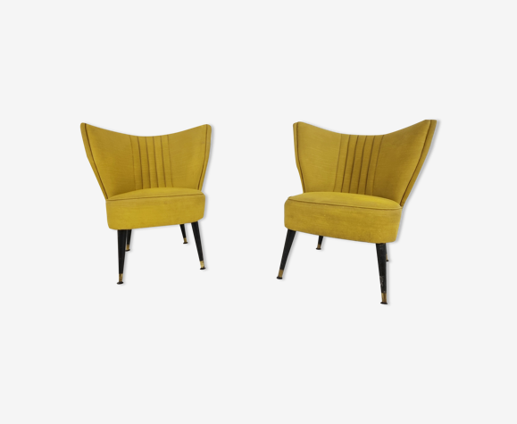 Paire de fauteuils cocktail du milieu du siècle, années 1960
