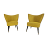 Pair of mid century cocktail chairs, 1960s
