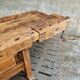 Old workbench Ott beech kitchen island or side table