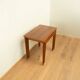 Set of 3 nesting tables, walnut with beech, vintage from the 60s