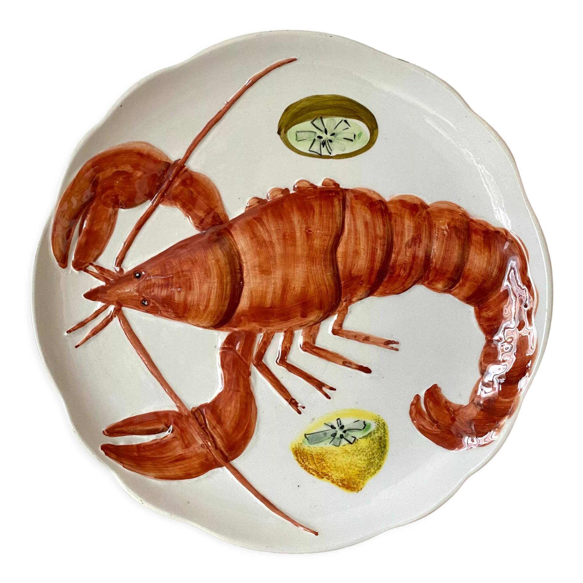Decorative plate Lobster Italy