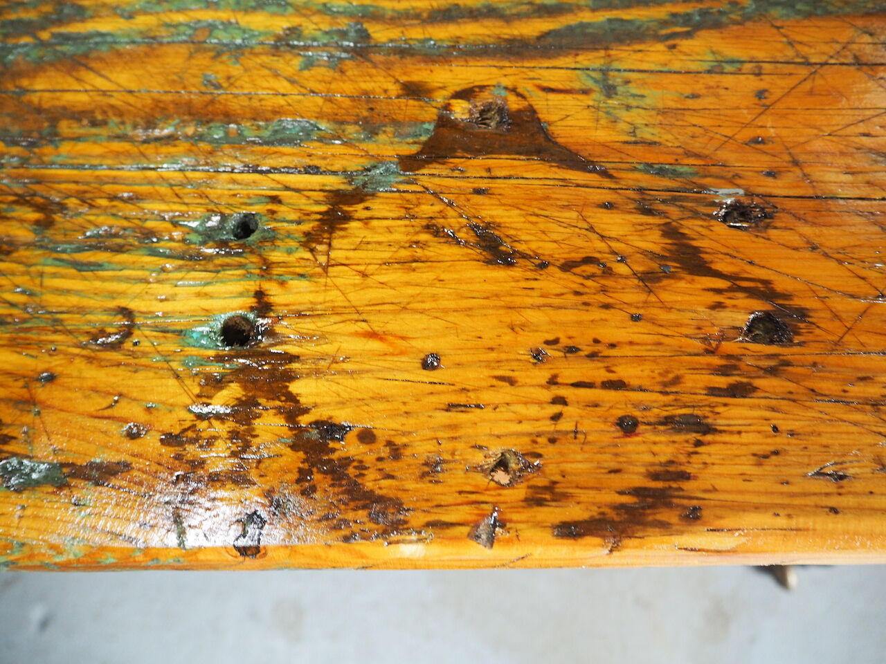 Old draper table, farm table 1940