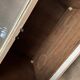 Painted glass bookcase