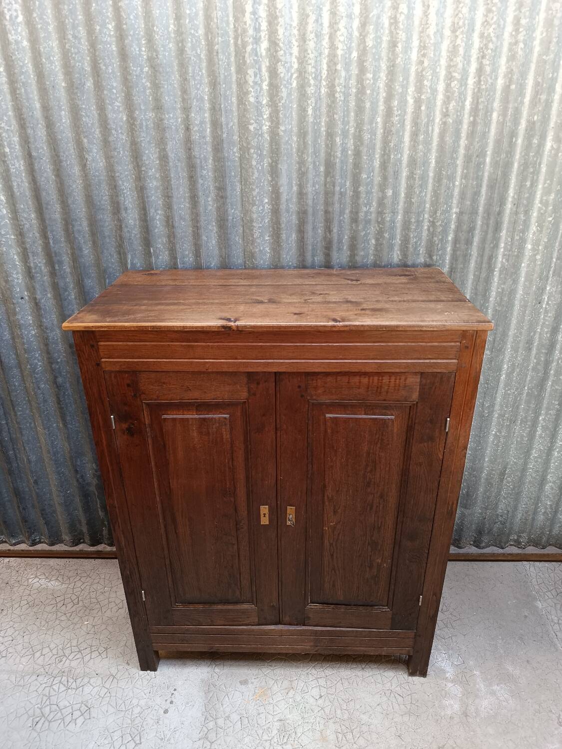 Vintage Parisian sideboard in solid oak
