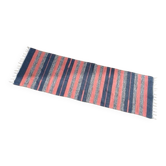 VINTAGE 80s Cotton Kilim RUG