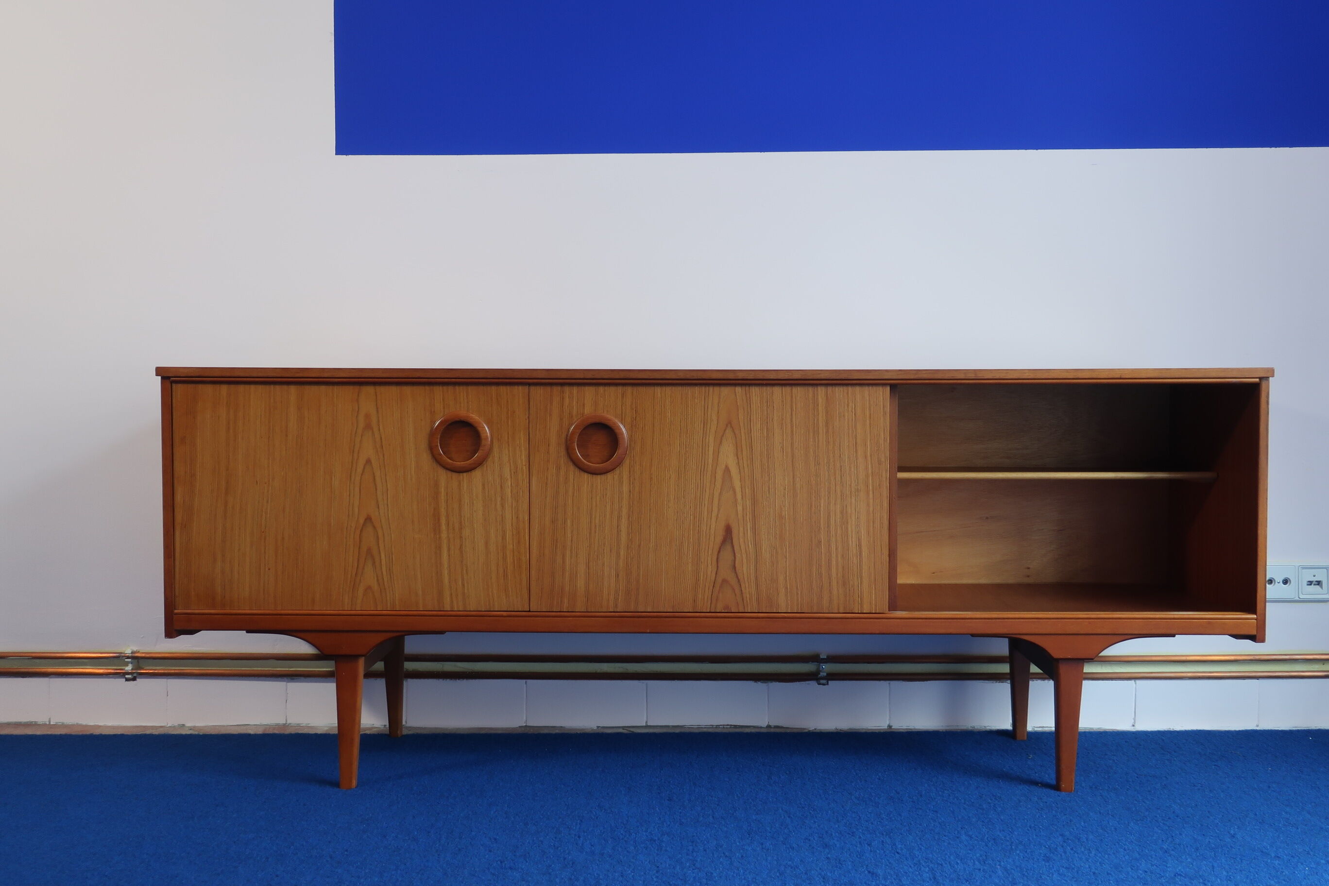 Light oak sideboard of the 60s