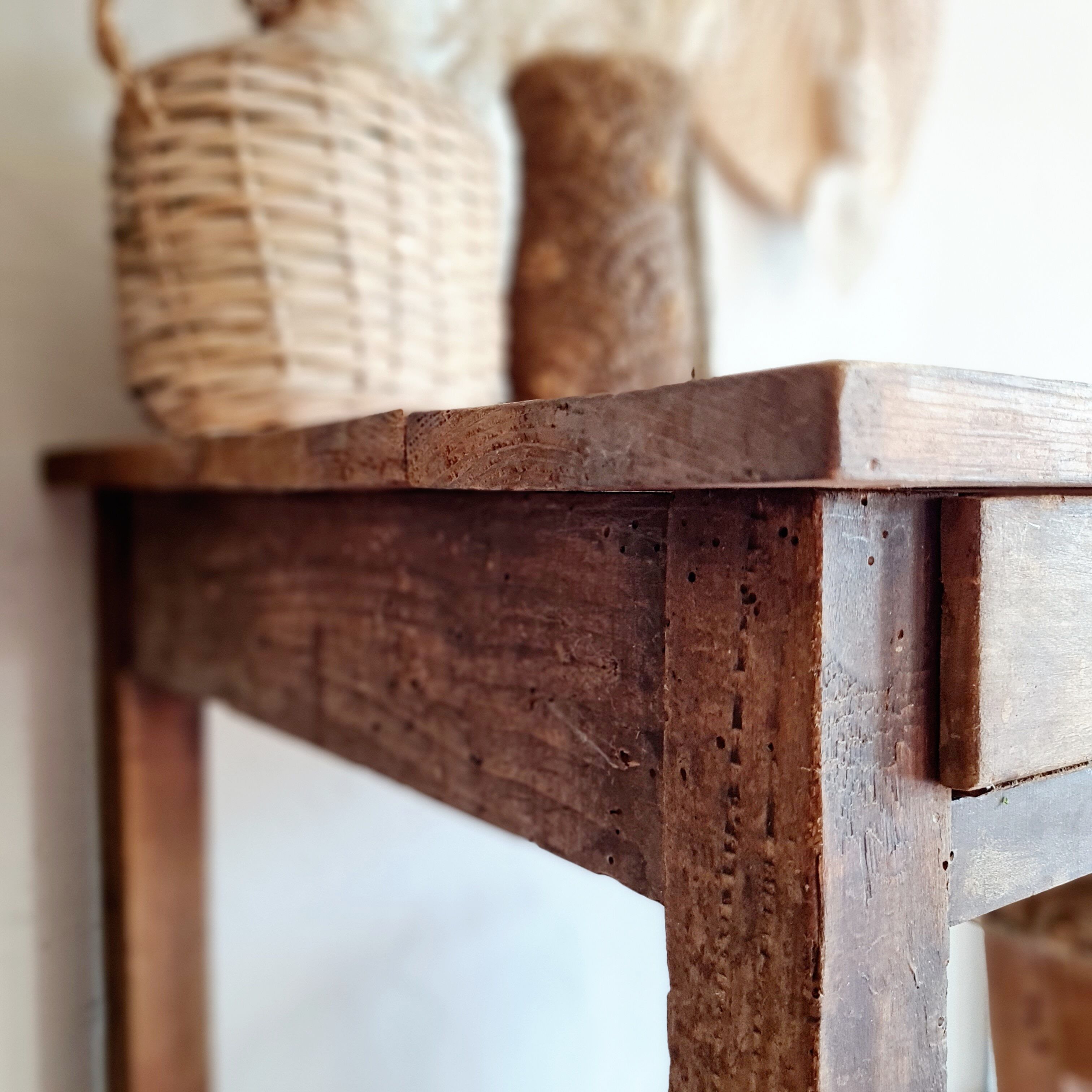 Trade table or antique workshop workbench