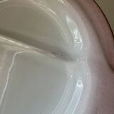 Set of 6 vintage plates in the shape of pink and gray fish - Nidervillier