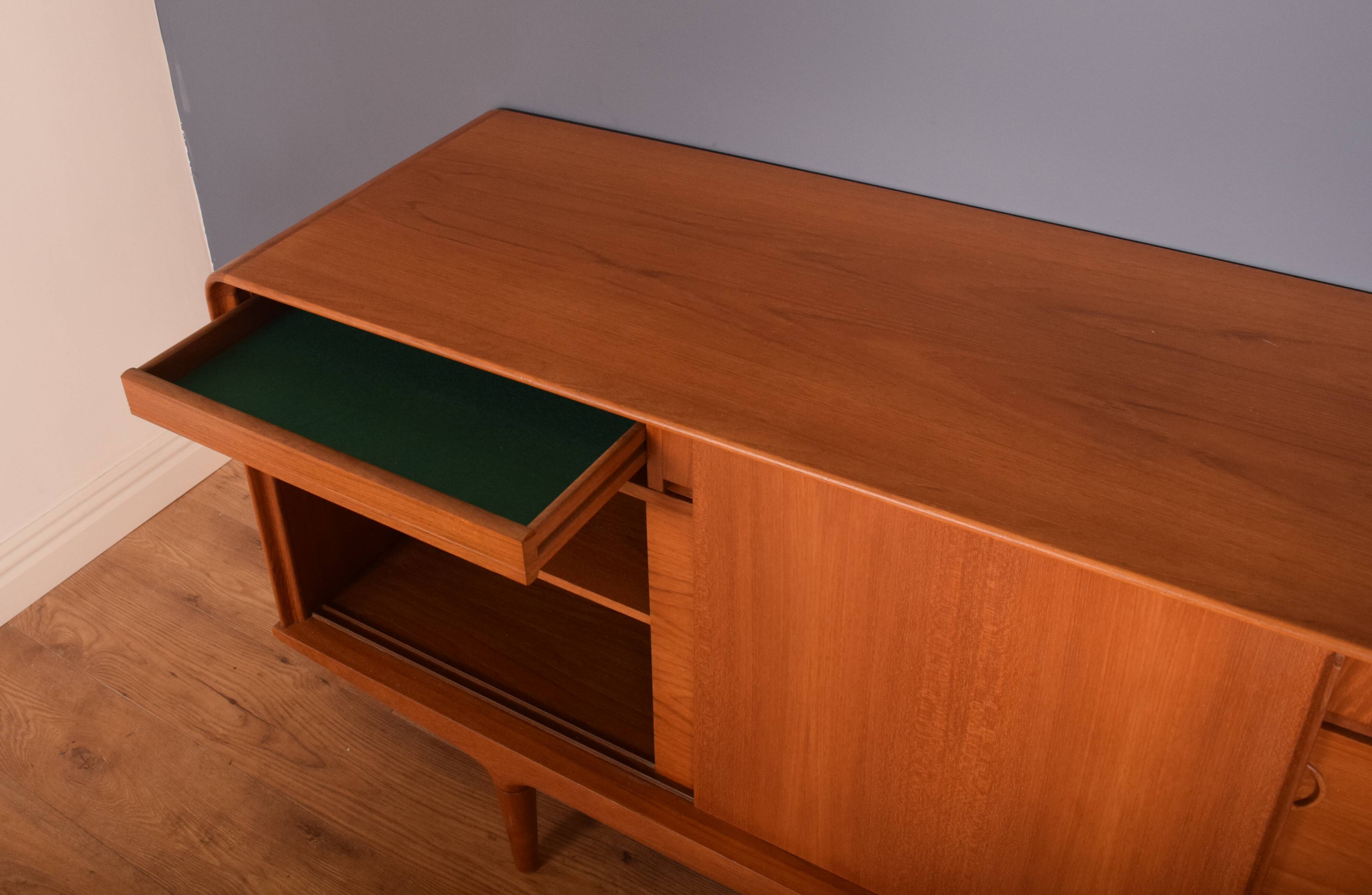 Restored Retro Teak Danish 1960s Clausen & Søn Sideboard