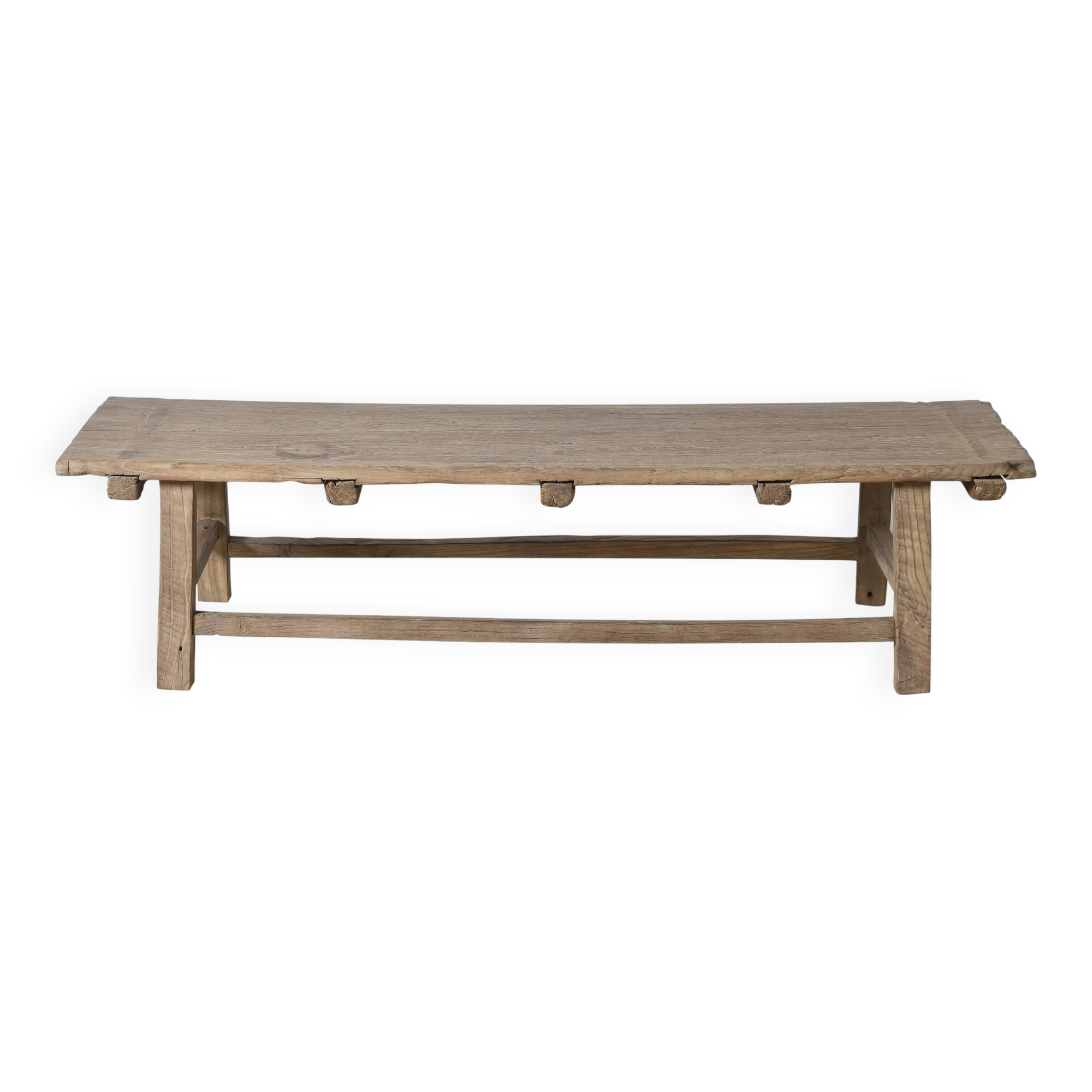 Zhuomian – Coffee table with an antique elm top no. 1