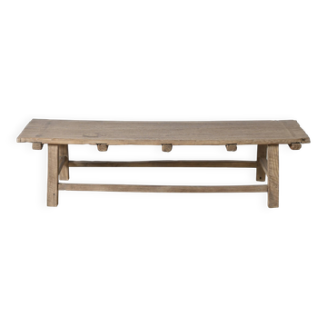 Zhuomian – Coffee table with an antique elm top no. 1
