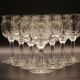 Set of 10 vintage liqueur glasses