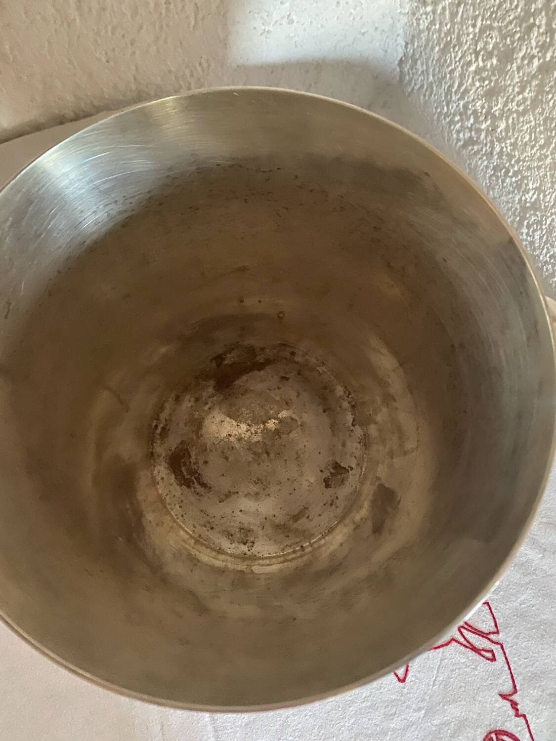 Saint Medard silver-plated metal champagne bucket