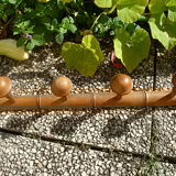 Old wooden coat holder