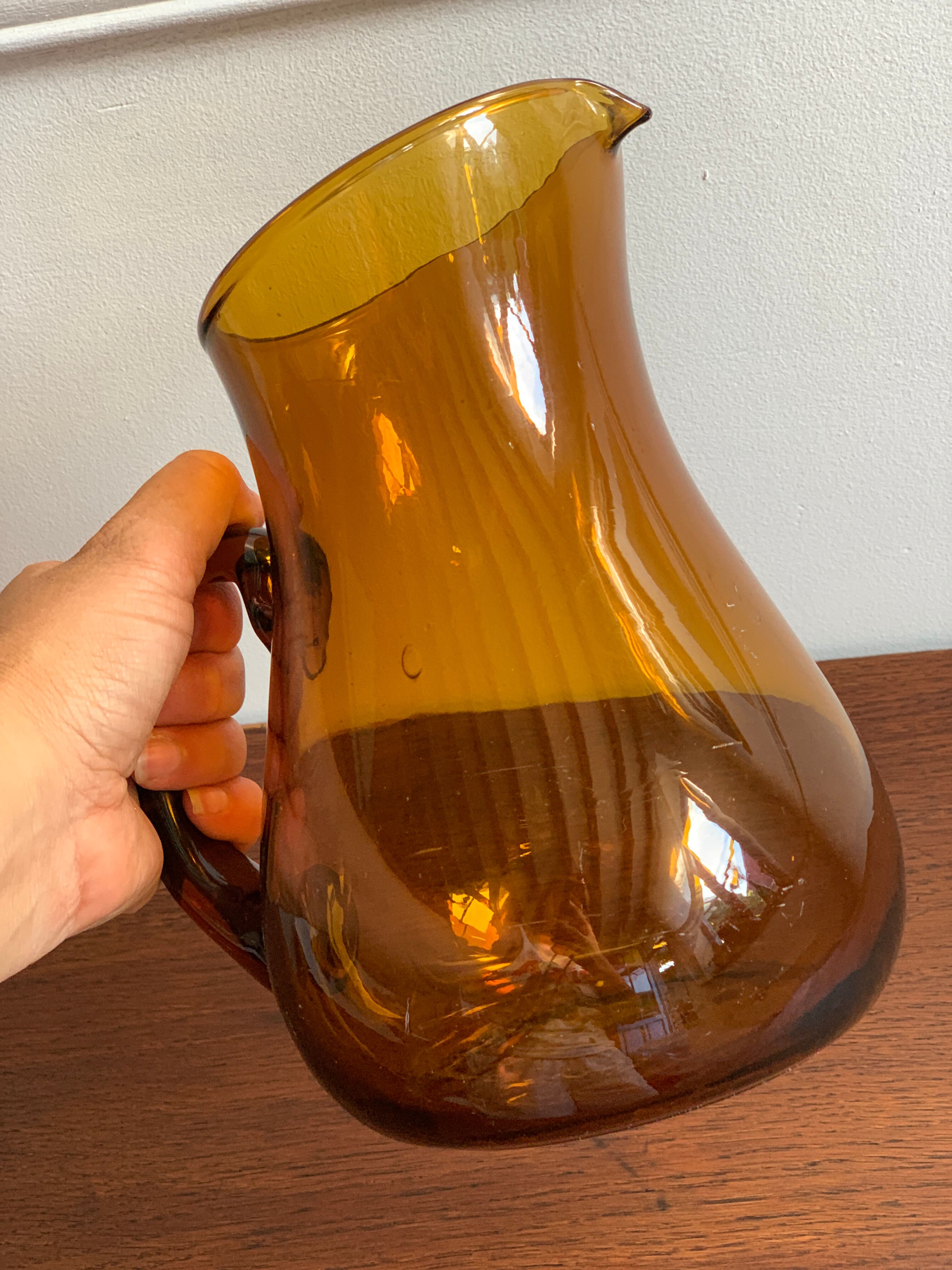 Blown glass decanter
