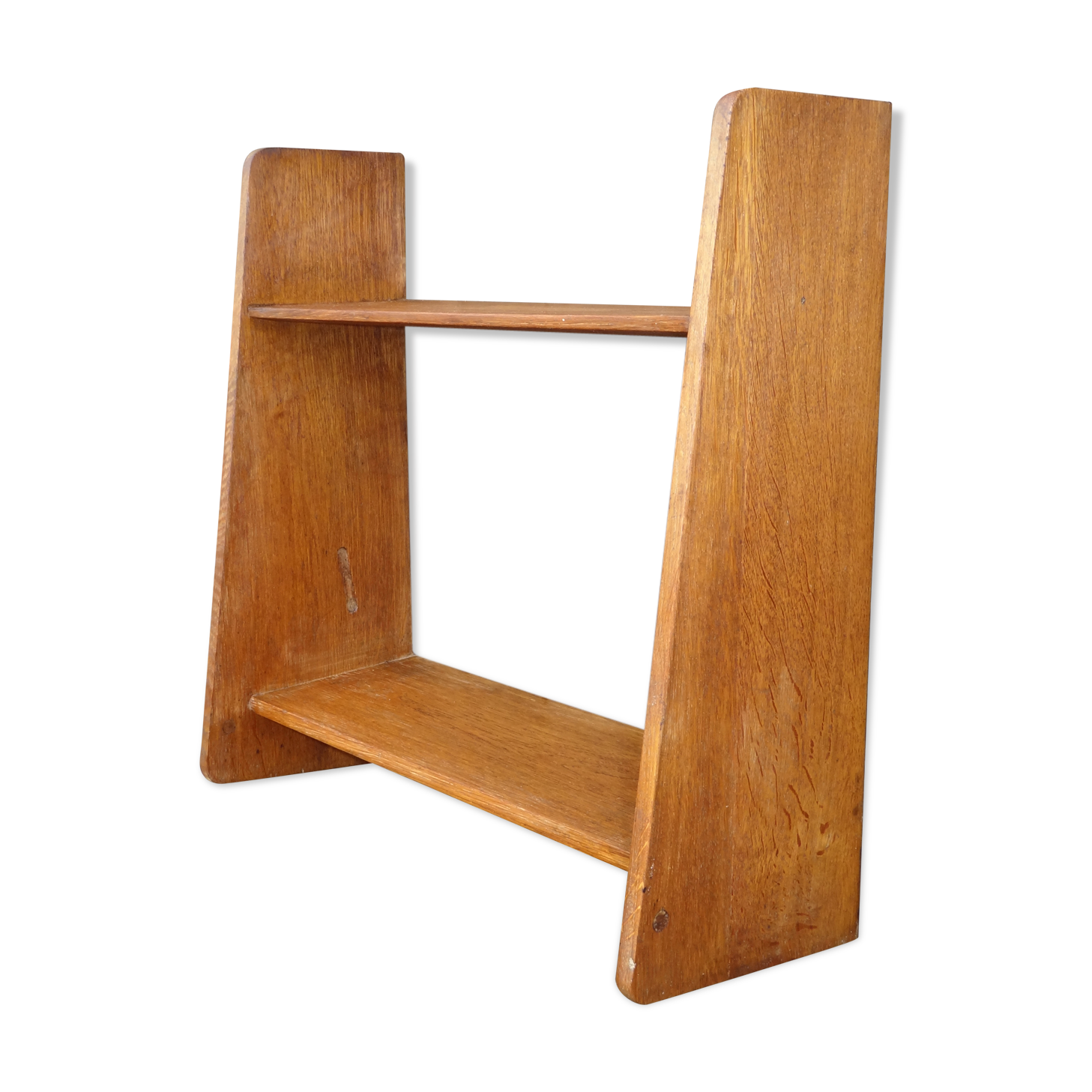 Étagère murale 1950 en bois naturel clair