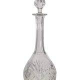 Cut crystal carafe from Saint-Louis, Chantilly model, no. 228, France.