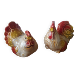 Salt and pepper shaker Hen and Rooster
