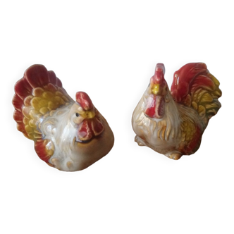 Salt and pepper shaker Hen and Rooster