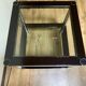 Modern coffee table with glass shelves, 1970s