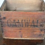 Wooden crate for Camwal water bottles