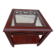 exotic wood side table – excellent condition