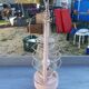 Old oil lamp electrified