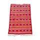 Handmade white and yellow red carpet 72x107cm
