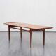 Coffee table 60s, teak, Scandinavian design