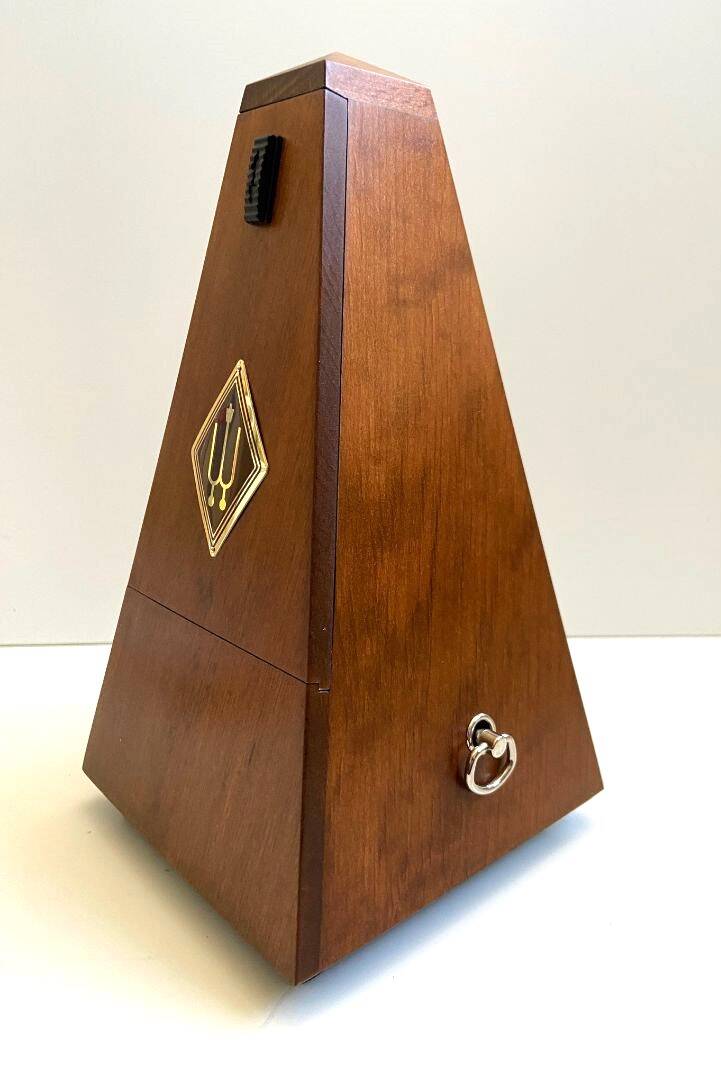 Metronome Music System Maelzel WITTNER 803M Made in W. Germany Walnut Wood