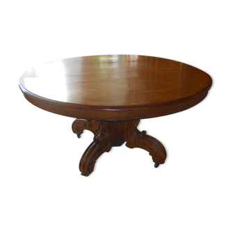 Old-style English dining table - mahogany