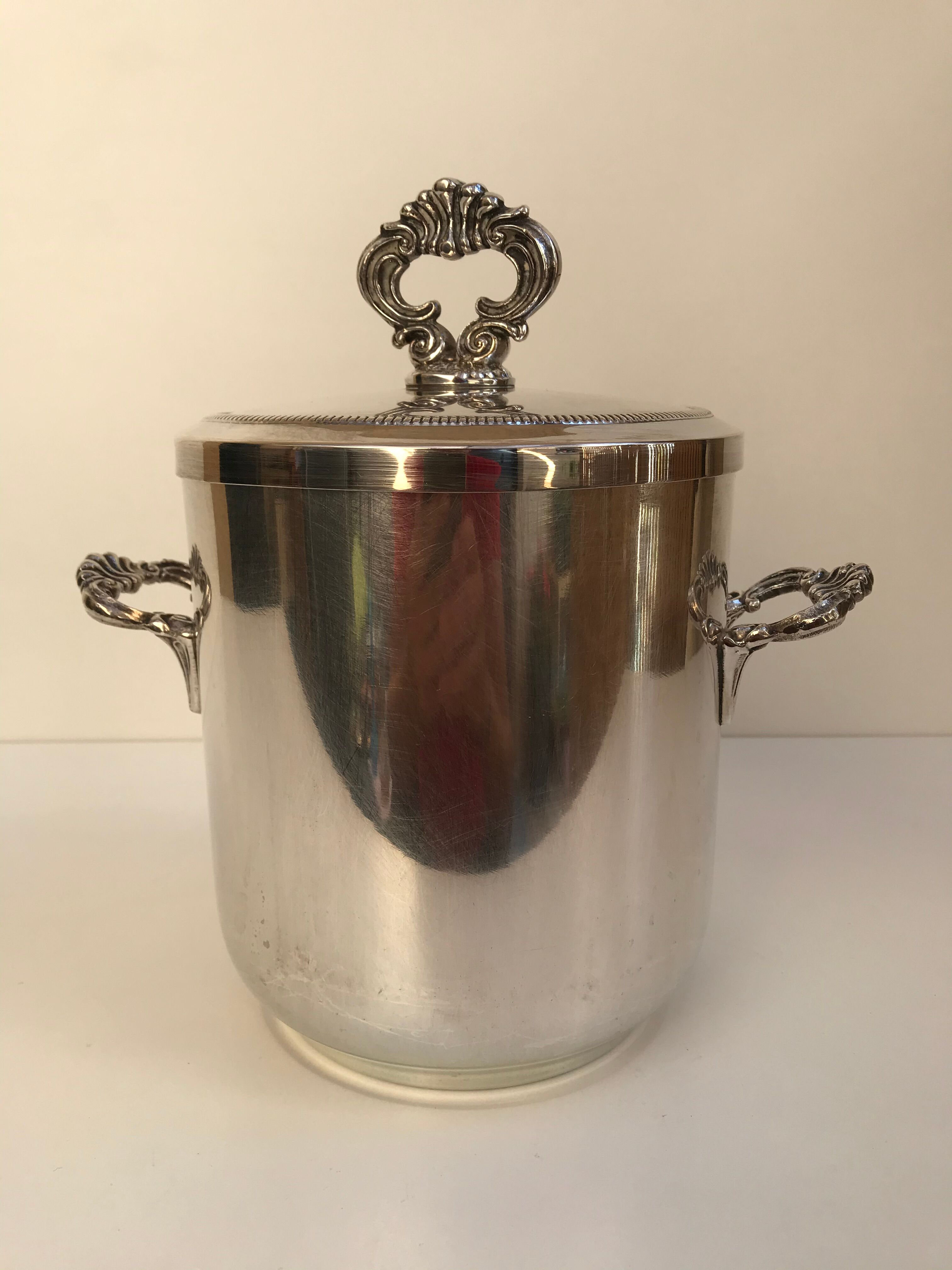 Bossi silver ice bucket