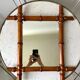 Wooden barber mirror Bamboo style 20-30s