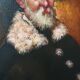 Peinture, portrait signée P. Caputo, années 60-70