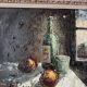 Still life tableau in Expressionist style from the 1960s.