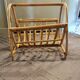Porte revues vintage en rotin
