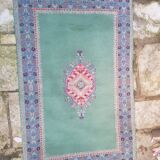 Moroccan rug 123x185cm handmade wool on cotton